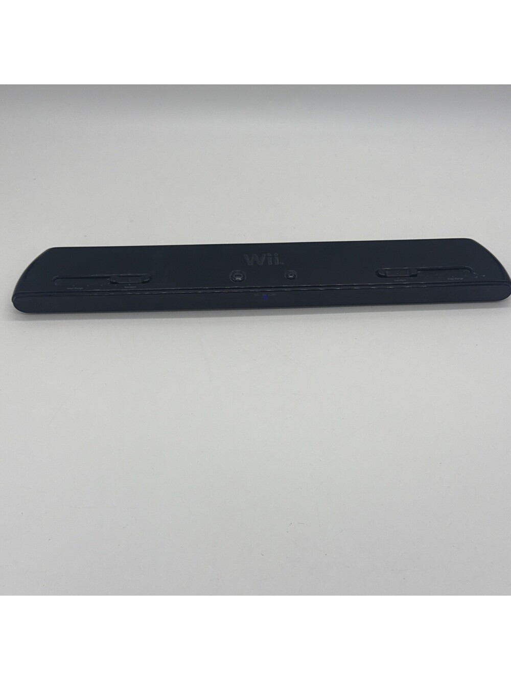 Nintendo Wii Wireless Sensor Bar Black Tested Powers On Battery Corrosion